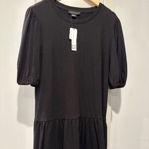 Sanctuary black drop waist dress, NWT in size medium.